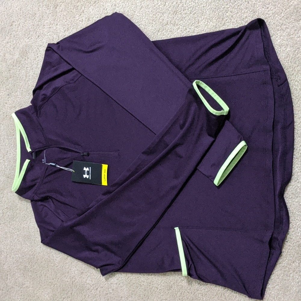 Plum Under Armour Quarter Zipup